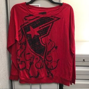 Fox red long sleeve shirt!